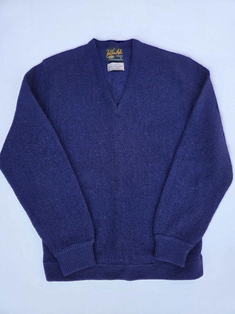 Vintage 1960s Dick Van Dyke Mohair Sweater Edgeworth Mills Marshall Field's Med